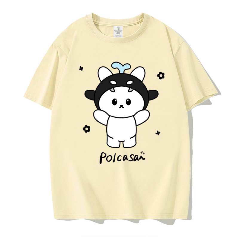 Tai Xing Dai Niu Polcasan Sansan Fan Meet Merchandise 2026 New Style Short-Sleeve T-Shirt Clothing