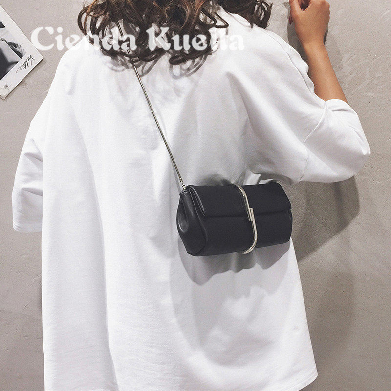 Cienda Kuelta Bag Packs Women 2021 New Tide Fashion Genuine Leather Skew Satchel Small Crowdsourced Design Superior Summer