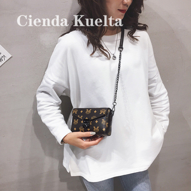 Flagship Store Official Light Extravagant Brand Package Girls 2021 New Women Pack Fashion 100 Hitch Chain Single Shoulder Diagonal Satchel Wave