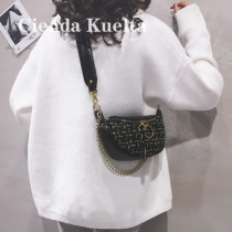 Cienda Kuelta Bag Package Women 2021 New Tide Fashion Broadband Skew Satchel Light Nightclub Chest Bag Summer