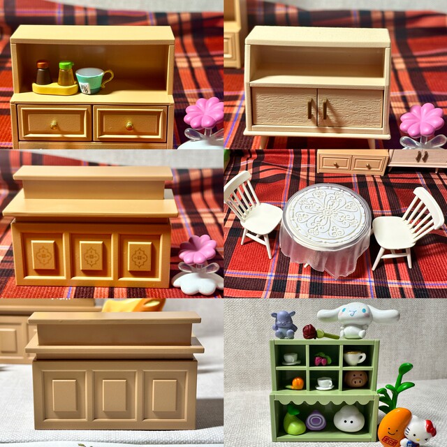 Genuine bulk Ruolai furniture collection bar cabinet sideboard bakery cabinet leisure table and chair diy scene wow house