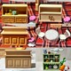 Genuine bulk Ruolai furniture collection bar cabinet sideboard bakery cabinet leisure table and chair diy scene wow house