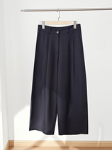 ForFrom spring summer with high waist and pleats for loose 90% pants