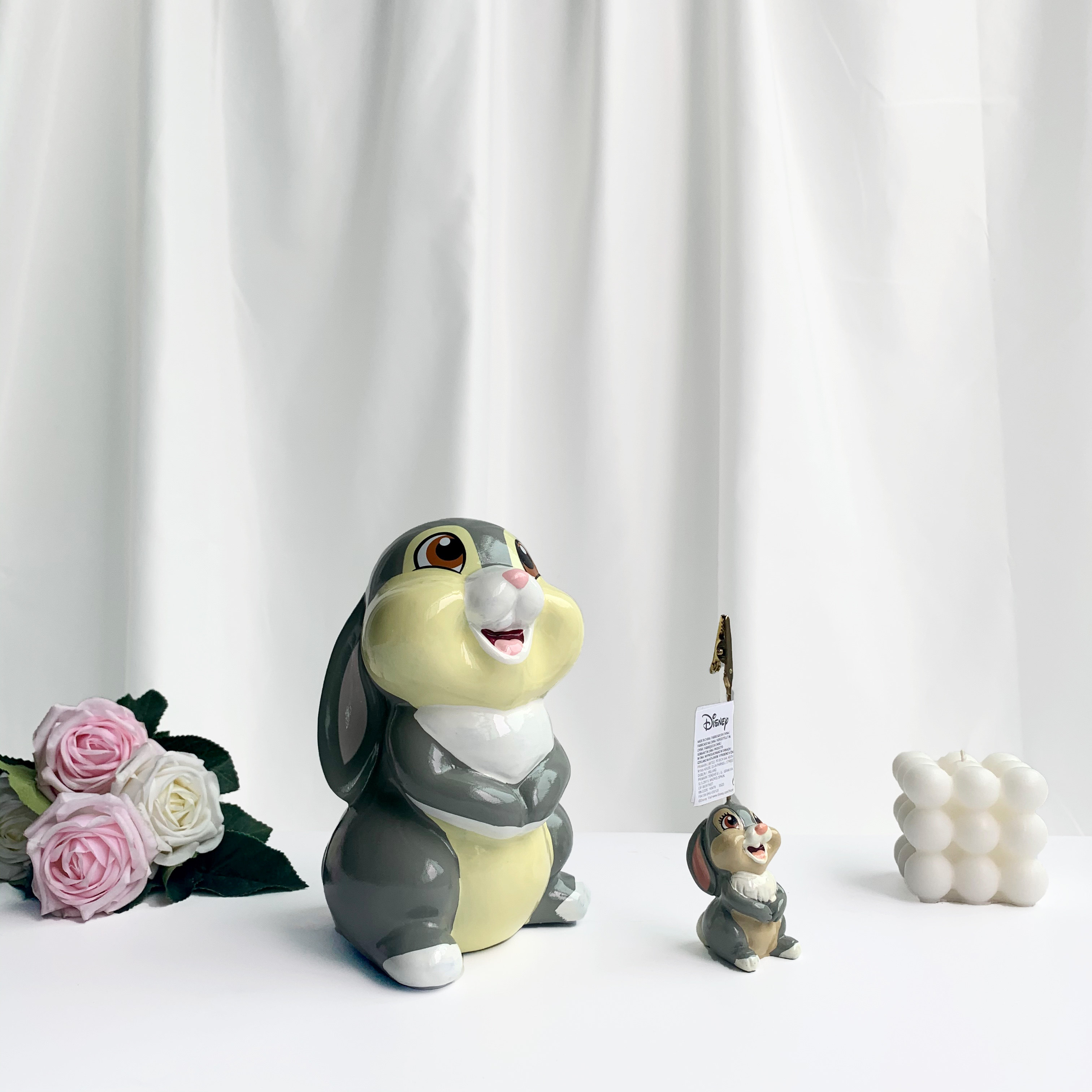 Bambi Series Samp Rabbit Cute Cartoon Resin Business Card Holder Ceramic Piggy Bank Children's Birthday Gift