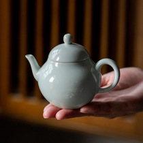 Japanese antique fetal teapot hand-held household teapot retro ceramic kung fu tea set sketch pear pot set Z