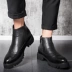 Giày đế bệt Martin boot nam da retro mũi nhọn của Anh Giày nam Chelsea phiên bản Hàn Quốc của xu hướng giày mùa thu đông giầy lười nam hàng hiệu Giày ống