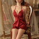 Pajamas for women with sunny underwear, small breasts, suspenders, shorts set