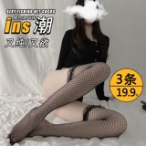 Интересные чулки сексуальные кружевные рыбные носки прозрачные искушения