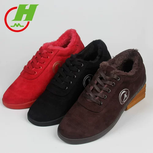 红棉 Зимние флисовые удерживающие тепло туфли подходит для мужчин и женщин для единоборств