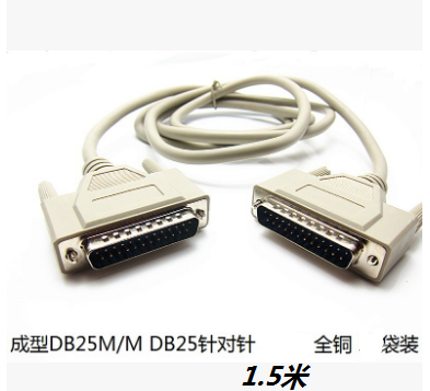 DB25 pin parallel port line 25 for 25 pin 1 5 m parallel port print meter machine data line DB25 public connection line