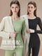 DeRong heated seamless thermal underwear for women in winter thickened and velvet autumn clothes and long trousers suit men's base layer autumn and winter