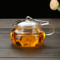 Shallow edge thickening anti - hot glass cup tea - tolerant teapot teapot making teapot tea - glass