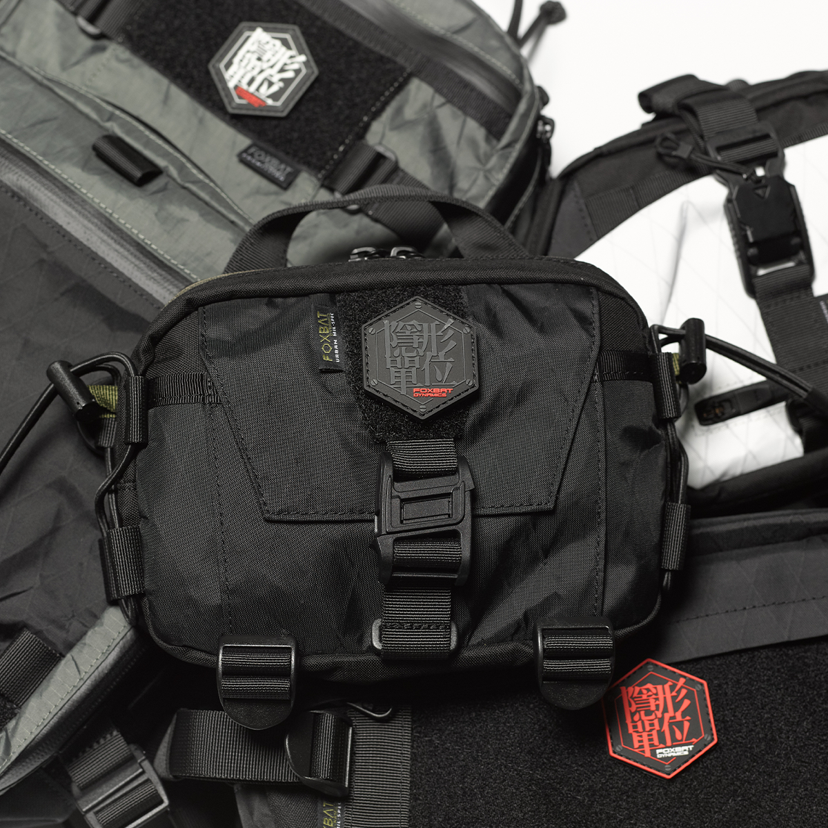 (FOXBAT-Fox Industrial Official Shop) Invisible Unit Function Magic Sticker Morale Badge Arm Badge