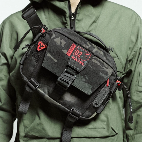 FOXBAT Foxbat Industry Honey Badger Второе поколение Функциональная тактическая EDC Легкая портативная модная брендовая мужская приманка через плечо на одно плечо