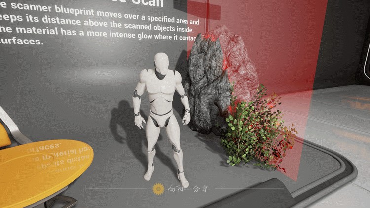 Scan FX  UE4扫描射线 激光