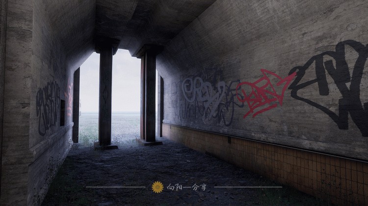 TheTunnel 火车隧道环境地下通道环境场景模型