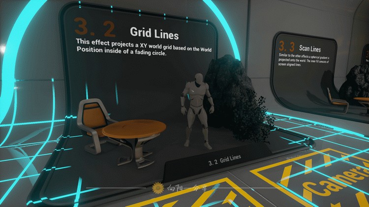 Scan FX  UE4扫描射线 激光