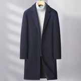 Демисезонное шерстяное пальто, куртка, шерстяной плащ, средней длины, в корейском стиле