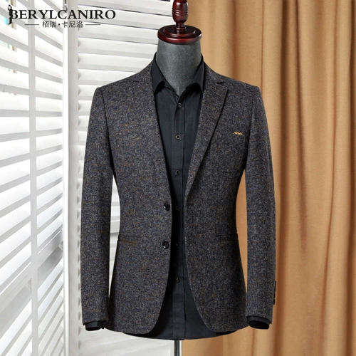 Демисезонная куртка для отдыха, модный пиджак классического кроя, облегающий крой, в корейском стиле