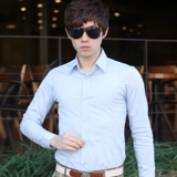 Цветная рубашка для отдыха, пиджак классического кроя, в корейском стиле, облегающий крой