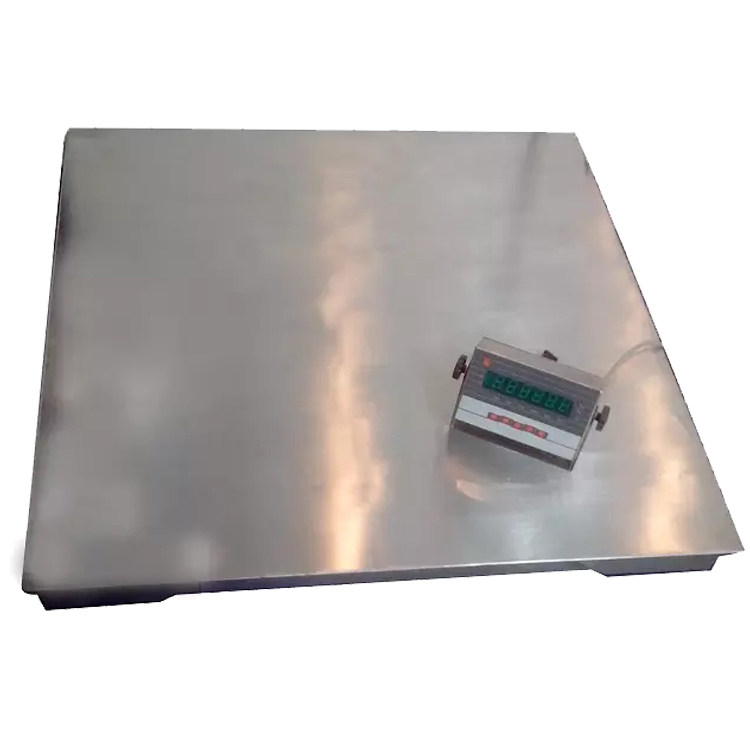 High-precision electronic ground pound 1-5 tons of anti-corrosive and waterproof explosion-proof chemical special platform scales 201304 stainless steel