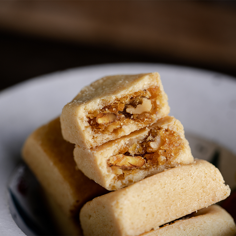 Nanshi｜Walnut soil pineapple cake Taiwanese low-sugar cakes freshly baked refreshments traditional snacks