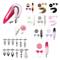 Detachable flexible tail anal plug out wearing anal plug expansion toy alternative adult sex toys