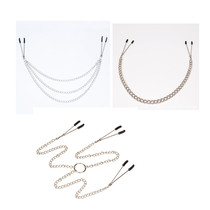 Womens chain breast clip nipple breast decoration Shuangfeng stimulation breast flirting help sex adult products SM alternative play