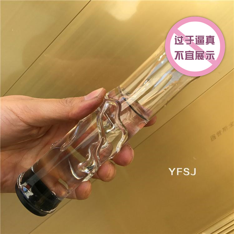 Hollow Water Injectable Cold And Warm Dual-use Crystal Massage Stick Glass Rear Vestibular Anal Plug Adult Supplies Alternative Spice Toys