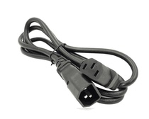 Product character male female head power supply computer wiring c14 turn c13 male and female head side bend 90 degree corner bend Plug 1 5 meters