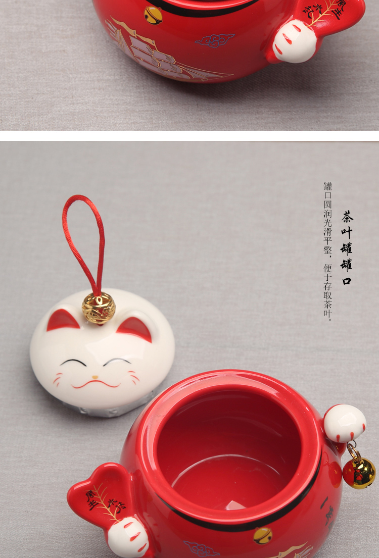 The Product porcelain sink plutus cat caddy fixings ceramic seal tank mini small storage household travel home furnishing articles POTS