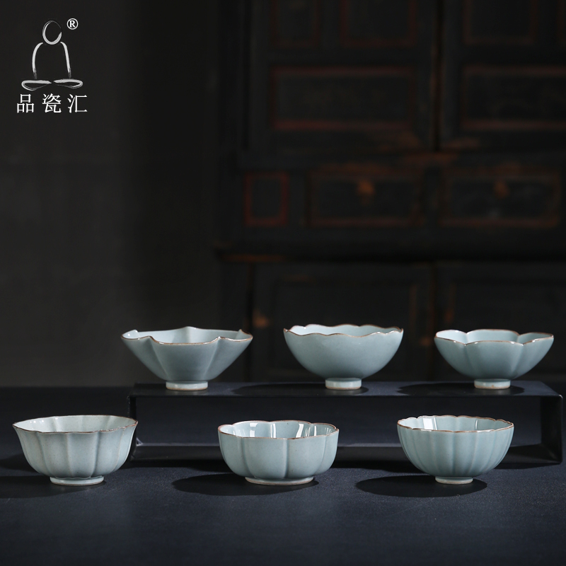 The Product porcelain collect antique glaze porcelain tea set sample tea cup home modern retro master zen cup a cup of tea cup