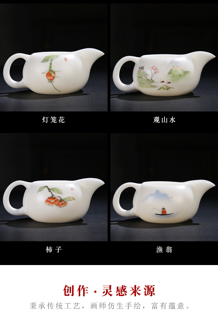 Ceramics fair collect white porcelain cup manual hand - made ceramic tea pot points of eagle tea ware made private tea accessories