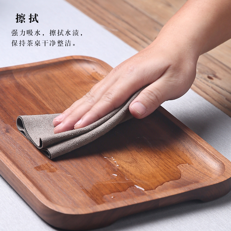 Cotton fiber quality porcelain remit double - sided tea towel water table flag Chinese zen tea tea mat cloth art tea accessories