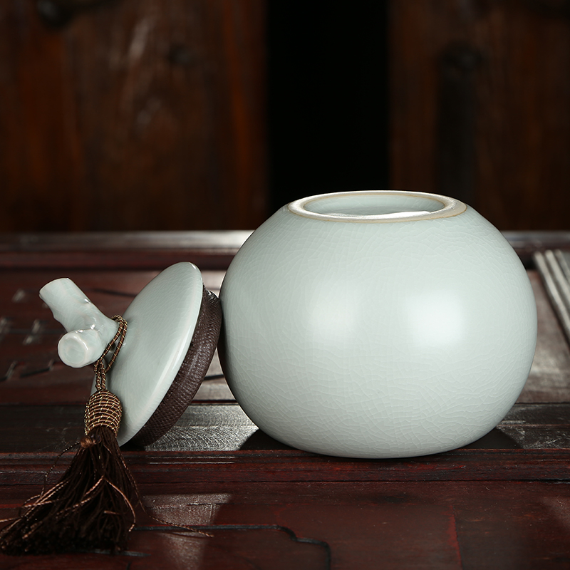 Taste your up porcelain remit slicing ceramics tieguanyin tea box sealed as cans Poole receives tea set a large jar