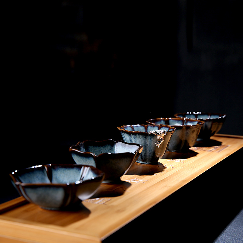 Pa product porcelain remit silver cups of tea light cup silver fish by hand tea cup of individual large master cup up