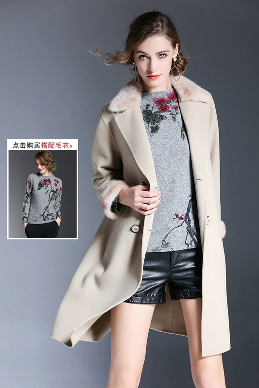 Quần áo nữ mùa thu đông OIBEE2019 - Trung bình và dài Coat