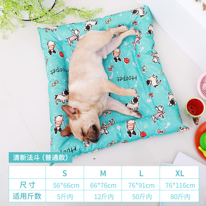 Pet kennel mùa hè băng pad tổ yến chó nhỏ và vừa chó mát cắn kennel mèo xả rác thú cưng pad mát pad - Cat / Dog hàng ngày Neccessities dụng cụ ăn uống cho chó	