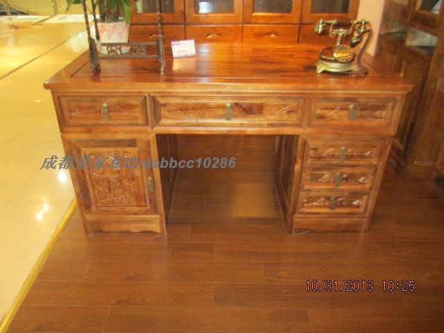 Boutique Bàn Elm Khắc Dòng Đồ Nội Thất Phòng Nghiên Cứu Boutique Bảng Antique Nội Thất Văn Phòng Thành Đô