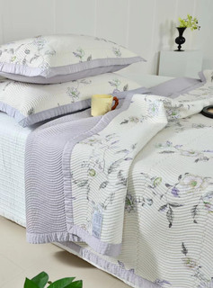 韩式天丝莱赛尔纤维绗缝水洗床单床垫床盖夏季