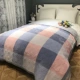 Hàn Quốc ngắn nhung sang trọng nhung in giặt chăn ấm mùa đông dày tấm trải giường hai mặt sang trọng ga giường thun lạnh
