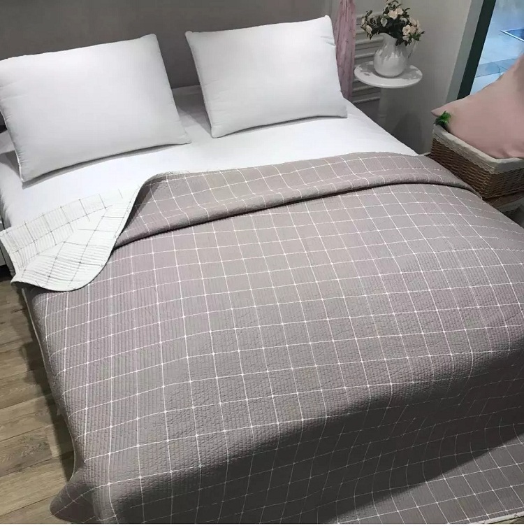 Phong cách hàn quốc cotton twill rửa bí mật quilting mùa hè trải giường tấm nệm mùa hè mát mẻ bộ đồ giường ba bộ