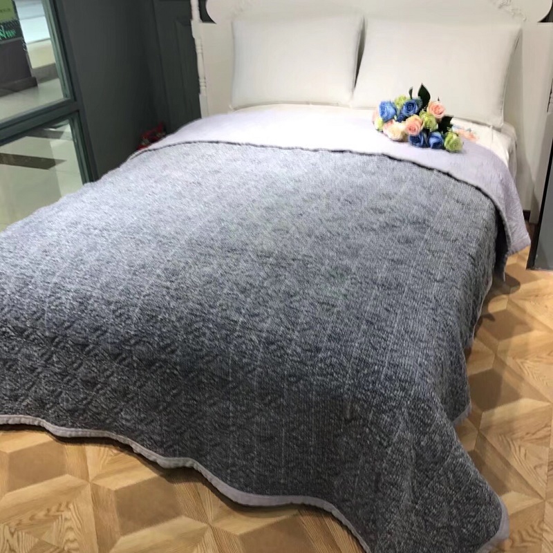 Hàn Quốc ngắn nhung sang trọng nhung in giặt chăn ấm mùa đông dày tấm trải giường hai mặt sang trọng ga trải giường cotton