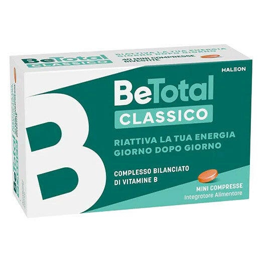 In-Stock Italian Be-Total Adult Vitamin B Complex Tablets, Multi-Vitamin B1, B2, B6, B12, 60 Tablets