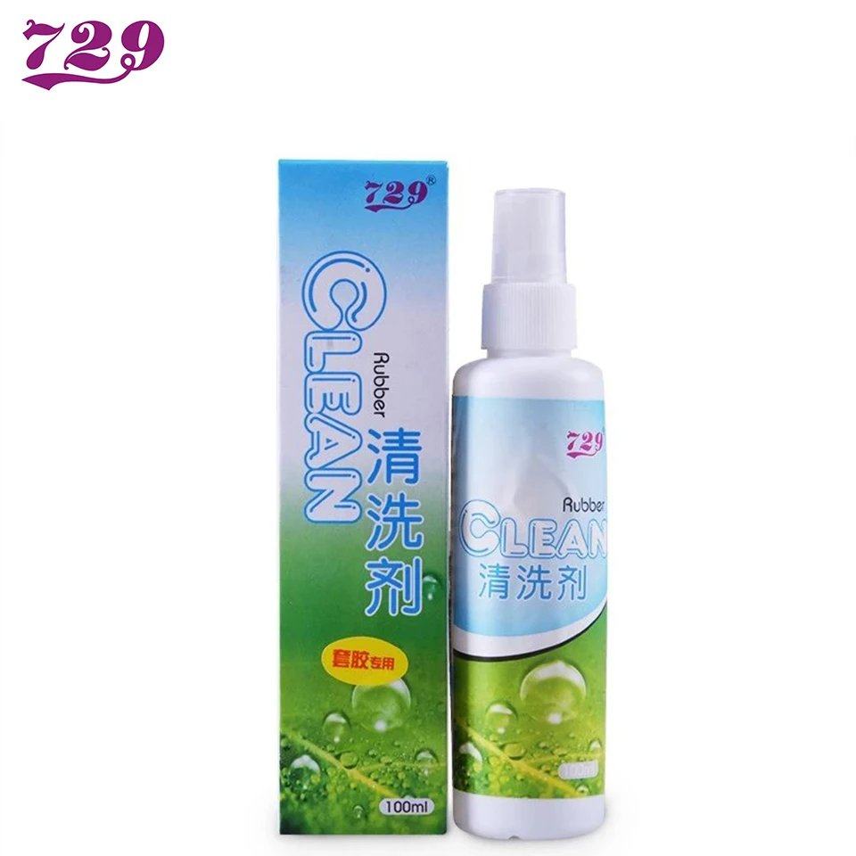 729 table tennis racket rubber sheet rubber cleaning liquid anti-glue maintenance thickening sponge wiping cleaning agent 100ML cleaning liquid