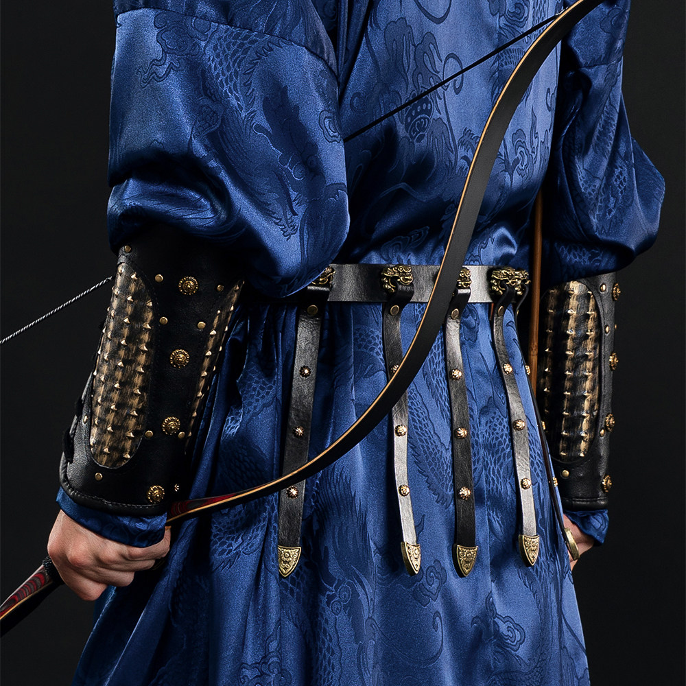汉梦归唐护臂唐圆领袍配饰:复古武侠风,让你一秒穿越大唐江湖!-盔甲-淘宝好物网