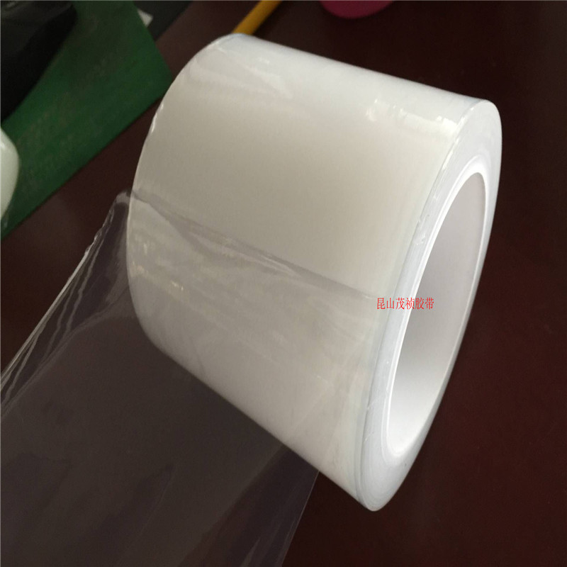 Suzhou transparent electrostatic self-priming film PE electrostatic self-adhesive transparent film self-priming transparent film 0 05 05 thick 50mm samples