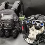 Полный комплект «Нет вора», потому что британские солдаты 19 God of War, ночная атака, призрак, тактический жилет, реквизит, конец cod16