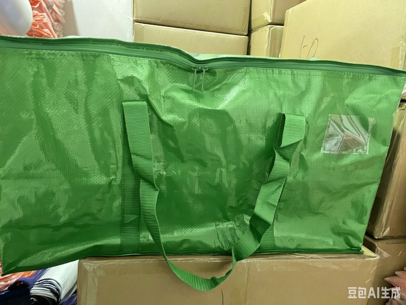 Zippered Thickened Waterproof Quilt Storage Bag, Clothing Organizer Bag, Large-Capacity Tote Bag, Woven Bag, Moving Packing Bag
