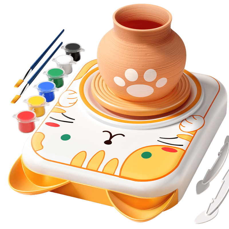 Ceramic machine children's toys electric burn-free soft clay clay special handmade DIY production tool set for primary school students 6